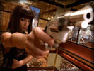 Alicia Keys with a Gun in the movie "Smokin' Aces"