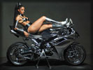 Ciara on a Motorbike, Bikes & Girls