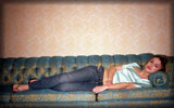 Keira Knightley on the Sofa, Feet, Toes