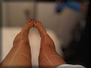 Kim Kardashian, Feet, Toes, Black Pedicure