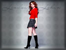 Lindsay Lohan in Miniskirt & Boots