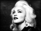 Madonna, Face, Black & White