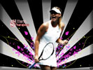 Maria Sharapova with a Racquet