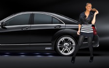 Mariah Carey with Mercedes-Benz S-Class