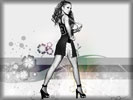 Mariah Carey, Feet, Heels, Black & White