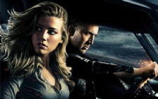 Amber Heard & Nicolas Cage in the movie "Drive Angry"