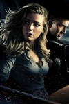 Amber Heard & Nicolas Cage in the movie "Drive Angry"