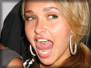 Hayden Panettiere, Face, Tongue