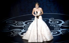 Jennifer Lawrence wins Best Actress at 2013 Oscar Ceremony