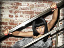 Nicki Minaj on the Stairs