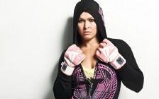 Ronda Rousey wearing MMA Gloves