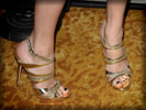 Taylor Swift, Feet, Toes, Black Pedicure, Gold Shoes, High Heels