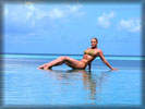 Anastasia Volochkova in Bikini in the Water