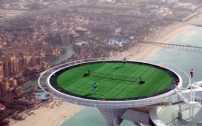 Amazing Tennis Court of Burj Al Arab in Dubai