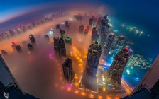 Rooftops of Dubai, Fog