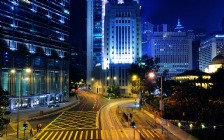 Hong Kong at Night, Street