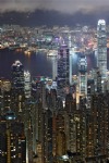 Hong Kong Panorama, Night Skyline, Skyscrapers