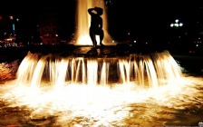 Fountain at the Plaza de España, Madrid