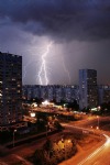 Moscow, Lightning, Street