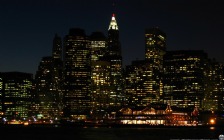 Manhattan at Night, New York