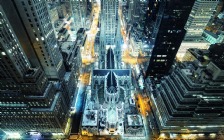 St. Patrick's Cathedral at Night, New York City
