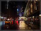 New York, Street at Night, Park Central Hotel