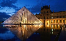 Pyramid at Louvre Museum, Paris