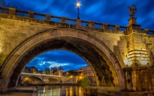 Ponte Sant’Angelo, St. Angelo Bridge, Rome, Italy