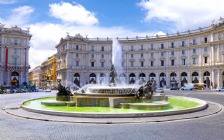 Piazza della Repubblica, Fountain of the Naiads, Rome, Italy