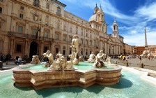 Fontana del Moro, Piazza Navona, Rome, Italy