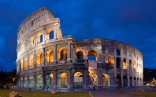 The Colosseum in the Evening, Rome, Italy