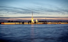 Saint-Petersburg, The Peter and Paul Fortress, Neva River, Panorama