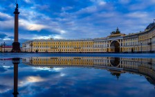 Palace Square, The Alexander Column, Saint-Petersburg
