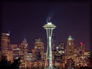 Space Needle at Night, Seattle