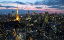 Tokyo Tower, Minato, Skyscrapers, Panorama