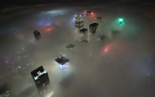 Toronto, Skyscrapers, Clouds