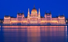 Hungarian Parliament Building, River Danube, Budapest
