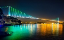 Bosphorus Bridge at Night, Istanbul