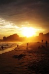 Copacabana Beach, Rio de Janeiro, Sunset