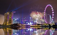 Singapore Skyline, Fireworks