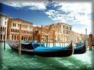 Canal Grande, Venice, Italy, Gondolas