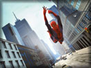 The Amazing Spider-Man Swinging through Manhattan