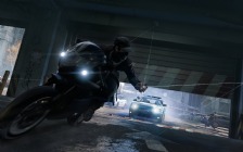 Watch Dogs: Aiden Pearce on a Motorbike