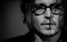 Johnny Depp, Face, Black & White