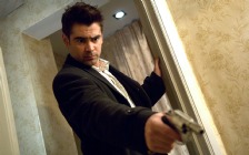 Colin Farrell with a Gun in the movie "In Bruges"