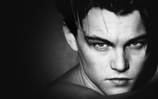 Leonardo DiCaprio, Face, Black & White