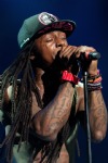Lil Wayne Singing on the Stage