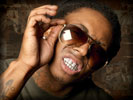 Lil Wayne wearing Sunglassess, Diamond Teeth