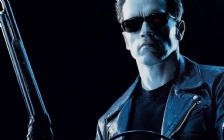 Arnold Schwarzenegger in the movie "Terminator 2: Judgment Day"