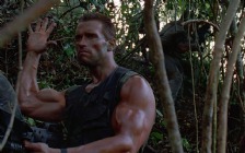 Arnold Schwarzenegger in the movie "Predator"